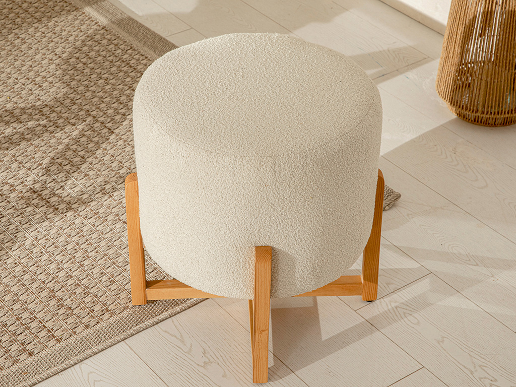 Chelsea Pouf 45X45X45 Cm Beige