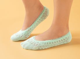 Fairy Cotton Woman Ballet Socks 36-40 Mint