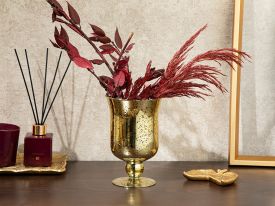 Flashy Glass Vase Gold