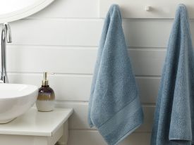 Pure Basic Face Towel 50x90 Cm Light Indigo