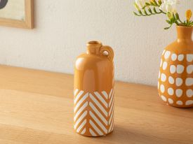 Bottle Vase 8.8x8.8x20.5 Cm Orange