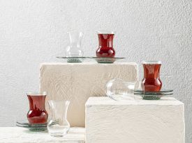 Flair Glass 12 Pieces 160 Ml Green