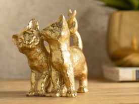 Lovely Cats Polyresin Decorative Object 8.5x7.5x9.5 cm Brown