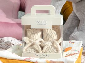 Natural Baby Socks 6-12 Age Ecru