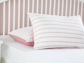 Cotton 2 Set Pillowcase 50x70 Cm Pink