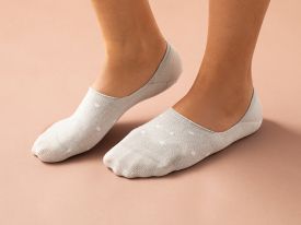 Jade Cotton Women Ballet Socks 36-40 Gray