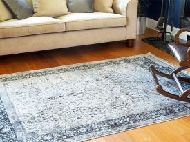 Silk Touch Mila Velvet Carpet 120x180 Cm Gray