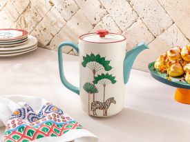 Stoneware Pot 945 ml White