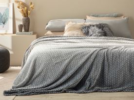 Moonlight Ombre Super Soft For One Person Blanket 150X200 Cm Gray-Anthracite