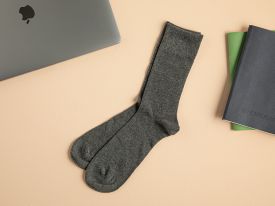 Basic Cotton Socks Men'S 40-44 Gray