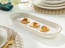 Frondosa Silicone Platter 30 cm Light Cream