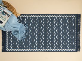 Luke Weaved Rug 80x150 Cm Indigo