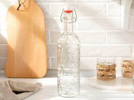 Palin Glass Bottle 1100 ml Transparent