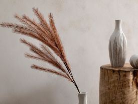 Grassy Single Branch Artificial Flower 120 Cm Brown