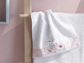 Lama Baby Baby Hand Towel 30x40 Cm White