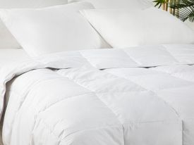 Super Soft Goose Feather For One Person Comforter 155X215 Cm White