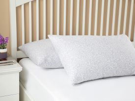Cotton 2 Set Pillowcase 50x70 Cm Lilac