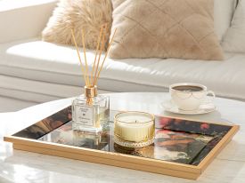 Felicita Decorative Tray 30x45 Cm Gold