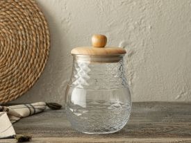 Jera Glass Jar 1500 ML Transparent