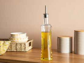 Glam Glass Oil Cup 400 ml Transparent