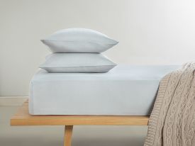 Novella Premium Soft Cotton Double Person Fitted Sheet Set 160x200 cm Gray