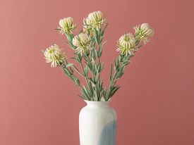 Daisy Dream Single Branch Artificial Flower Champagne