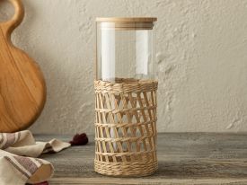 Tiffany Glass Jar 1550 ml Transparent