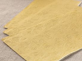 Paper 20 Pieces Tissue Napkin Gold