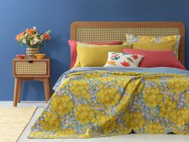 Buttercup King Size Multi-Purposed Quilt 240x220 Cm Yellow
