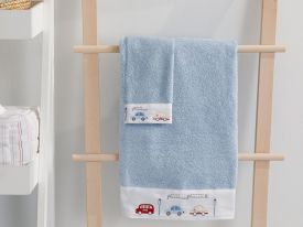 Mini Cars Baby Hand Towel 30x40 Cm Blue