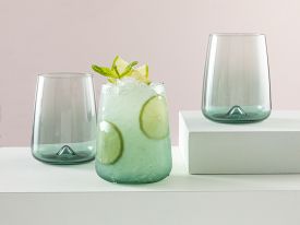Lublin Glass 3 Set Juice Glass 475 ml Green
