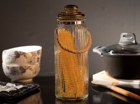 Arden Glass Storage Jar Transparent