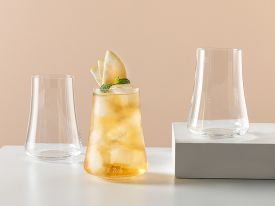 Marsel Crystal 3 Set Juice Glass 400 ML Transparent
