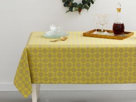Sely Polycotton Oblong Table Cloth 150x200 Cm Kiwi Green