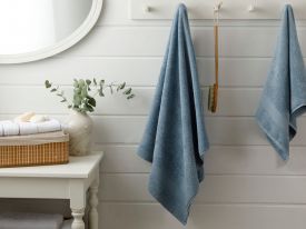 Pure Basic Bath Towel 100x150 Cm Light Indigo