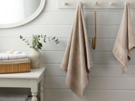 Pure Basic Bath Towel 70x140 Cm Light Brown
