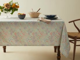 Floral Garden Polyestere Table Cloth 150x200 cm Green