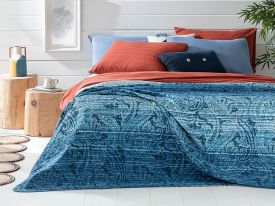 Anhinga For One Person Multi-Purposed Quilt 160x220 Cm Dark Blue