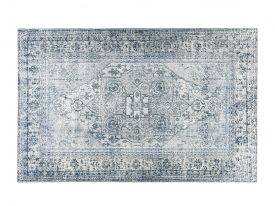 Montglam Berbes Chenille Woven Carpet Blue-Gray