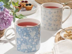 Bloom New Bone 2 Set Cup 325 ML White-Blue