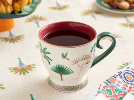 Exotic Forest New Bone China Cup 500 ml Pink