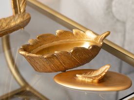 Pure Fleur Decorative Box 17x8x5.3 Cm Gold