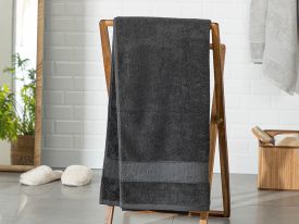 Deluxe Cottony Bath Towel 90x150 Cm Anthracite