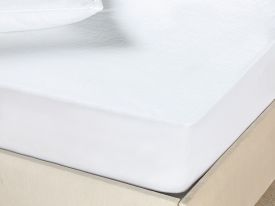 Pure Welsoft Waterproof Double Person Mattress Pad 160x200 + 30 cm White