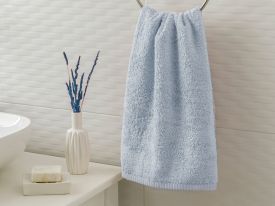 Leafy Face Towel 50x90 Cm Indigo Blue