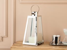 Luxury Lantern 16x16x31 Cm Silver