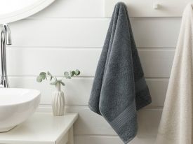 Pure Basic Face Towel 50x90 Cm Anthracite
