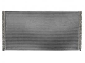 Thick Ribbed Corded Carpet 80x150 Cm Anthracite