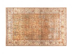Montglam Hereke Chenille Woven Decorative Carpet 153x230 cm Mustard