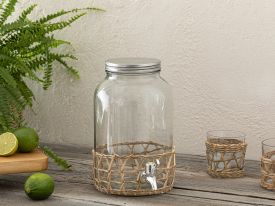 Adelmo Glass Beverage Holder 3.0x2.5 Cm Transparent
